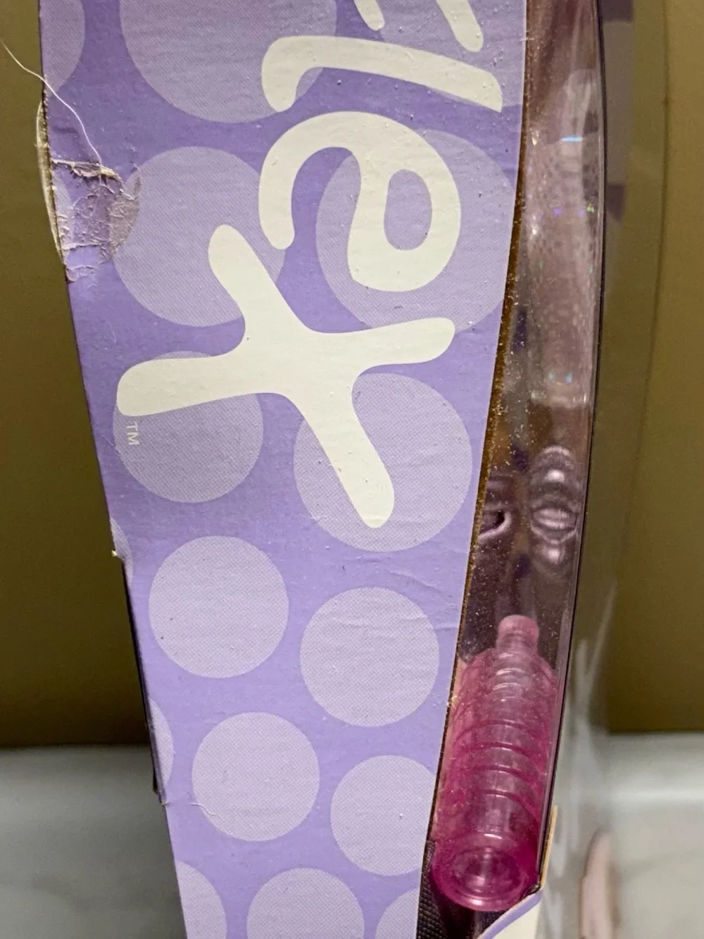 Mattel Barbie Doll - Lavender and White Polka Dot Packaging